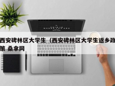 武汉西安碑林区大学生（西安碑林区大学生返乡政策 桑拿网