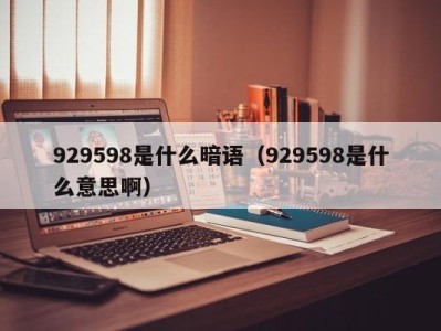 武汉929598是什么暗语（929598是什么意思啊）