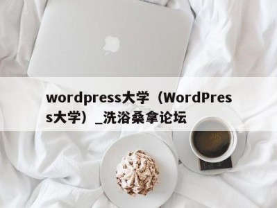 武汉wordpress大学（WordPress大学）_洗浴桑拿论坛