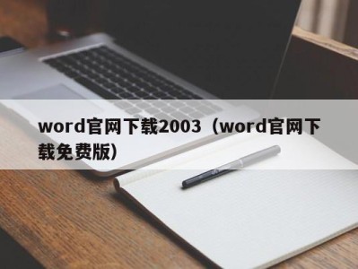 武汉word官网下载2003（word官网下载免费版）